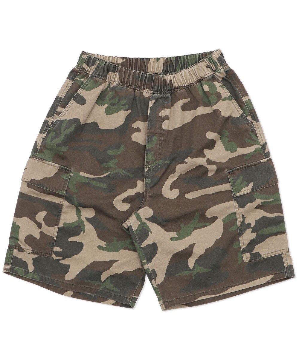 WEGO 【ウエストゴム】イージーバギーカーゴショーツ 