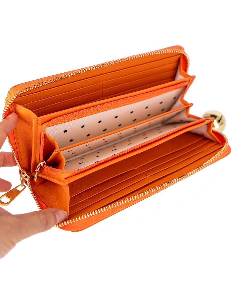 tsumori chisato CARRY キラネコ　ラウンドファスナー長財布 