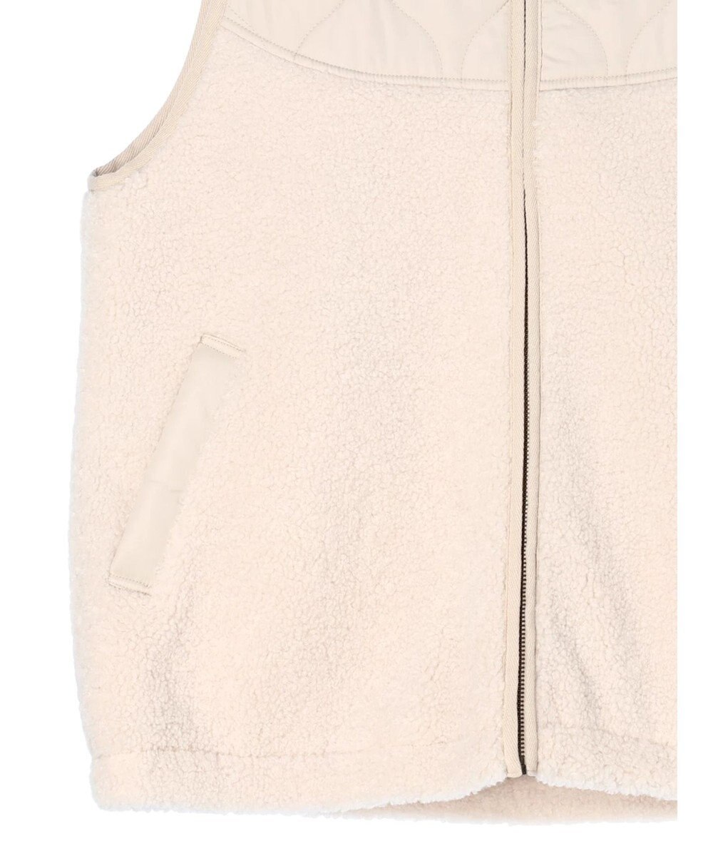 CRAFT STANDARD BOUTIQUE キルティングボア切替ベスト 