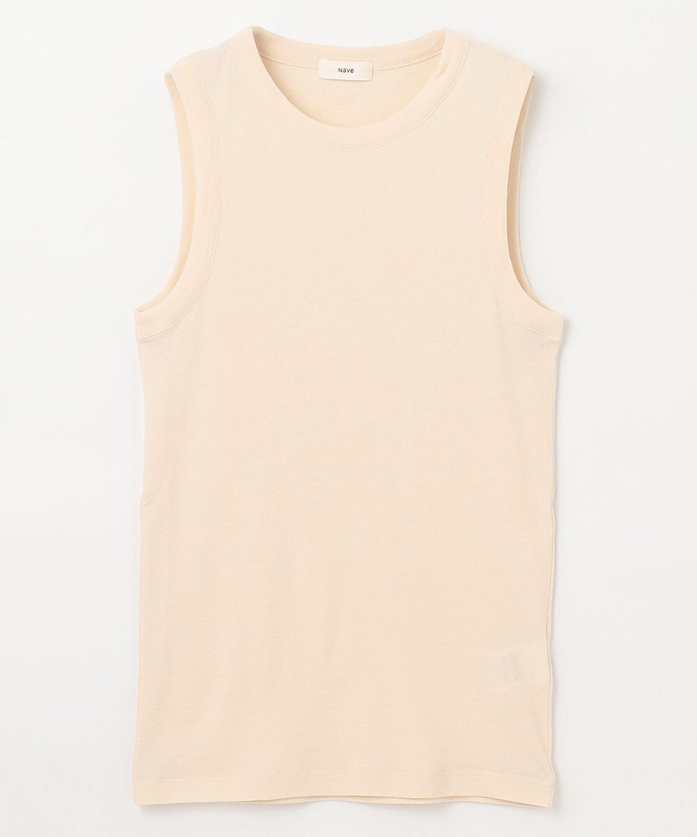 NAVE 【Nave・洗える】ガーゼフライス タンクトップ 