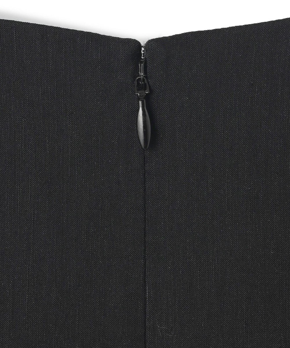 23区 S 【洗える】リネンレーヨンストレッチ スクエアネック オールインワン 