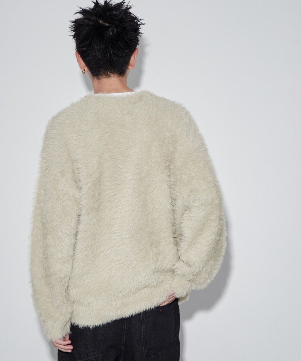 WEGO 【ユニセックス着用ITEM】フェザーカーディガン 