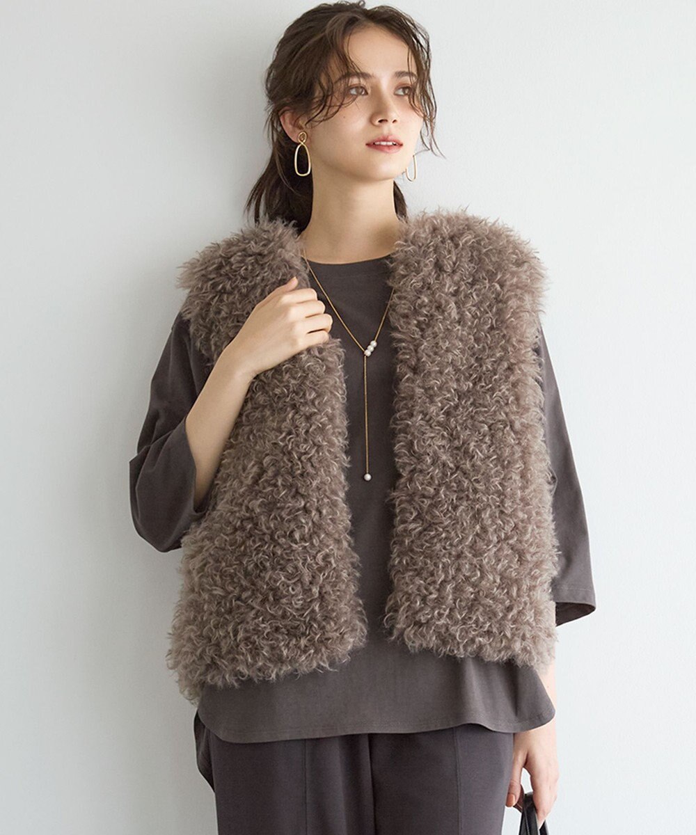 23区 L 【SLOW/一部店舗限定】MVSコットン チュニック シンプルTEE 