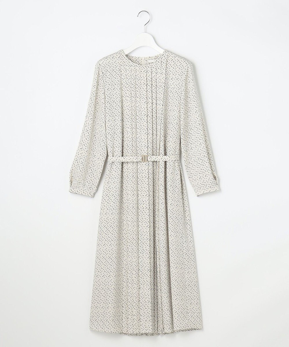 自由区 L 【19号サイズまで展開】ライトサテン ワンピース 