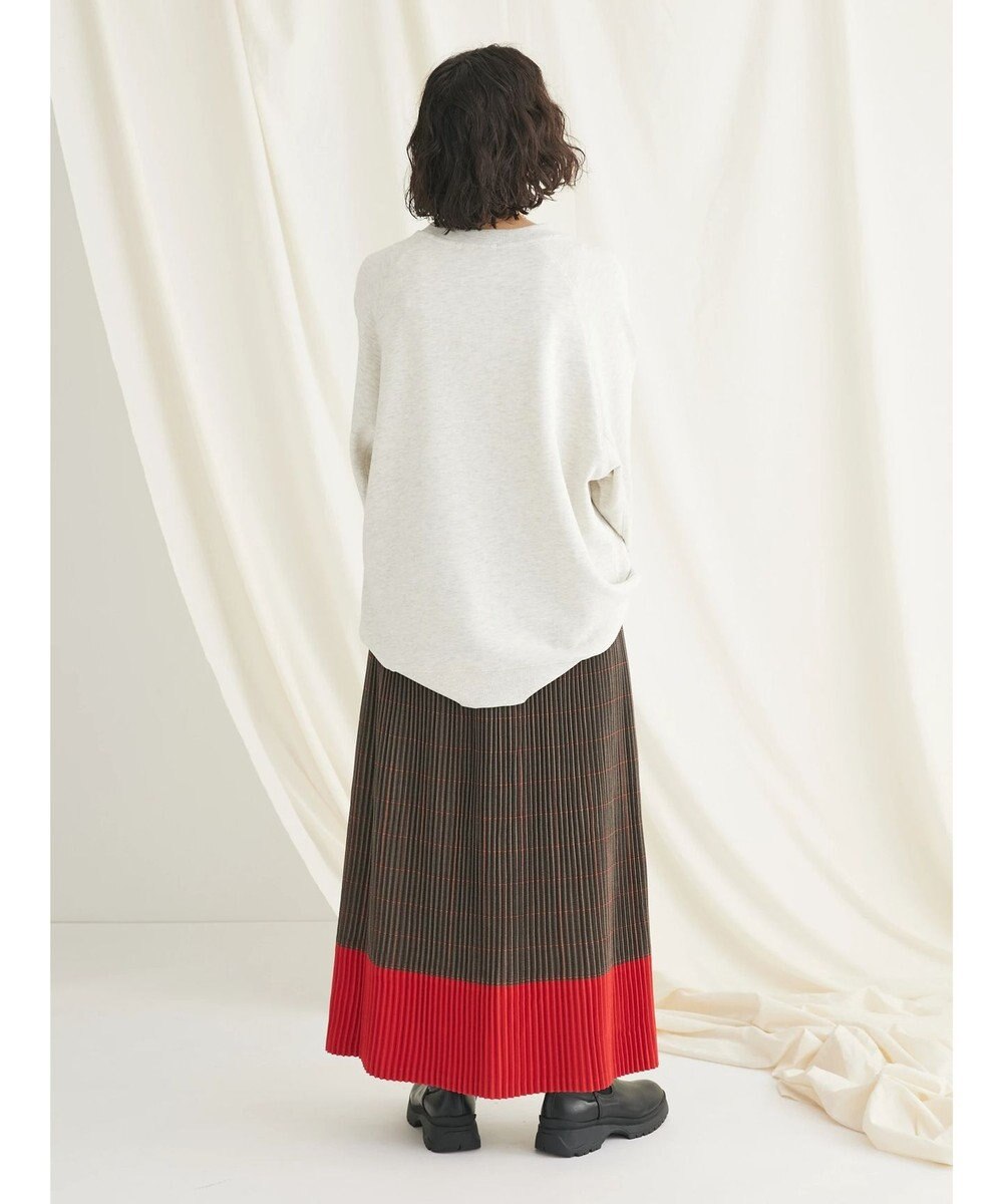 CRAFT STANDARD BOUTIQUE 配色チェックプリーツスカート 