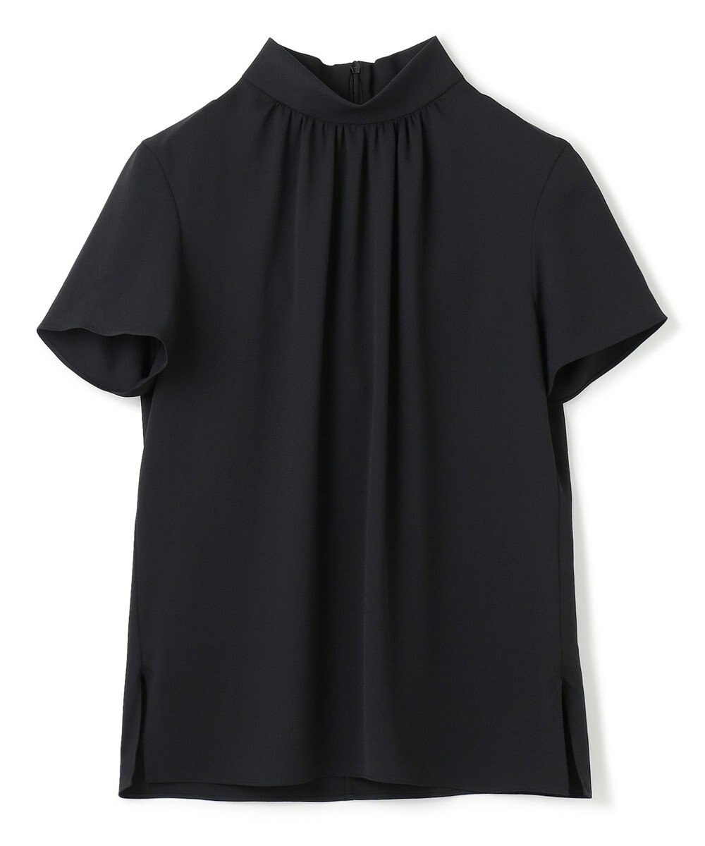 BEIGE， EVA / ハイネックハーフスリーブブラウス 