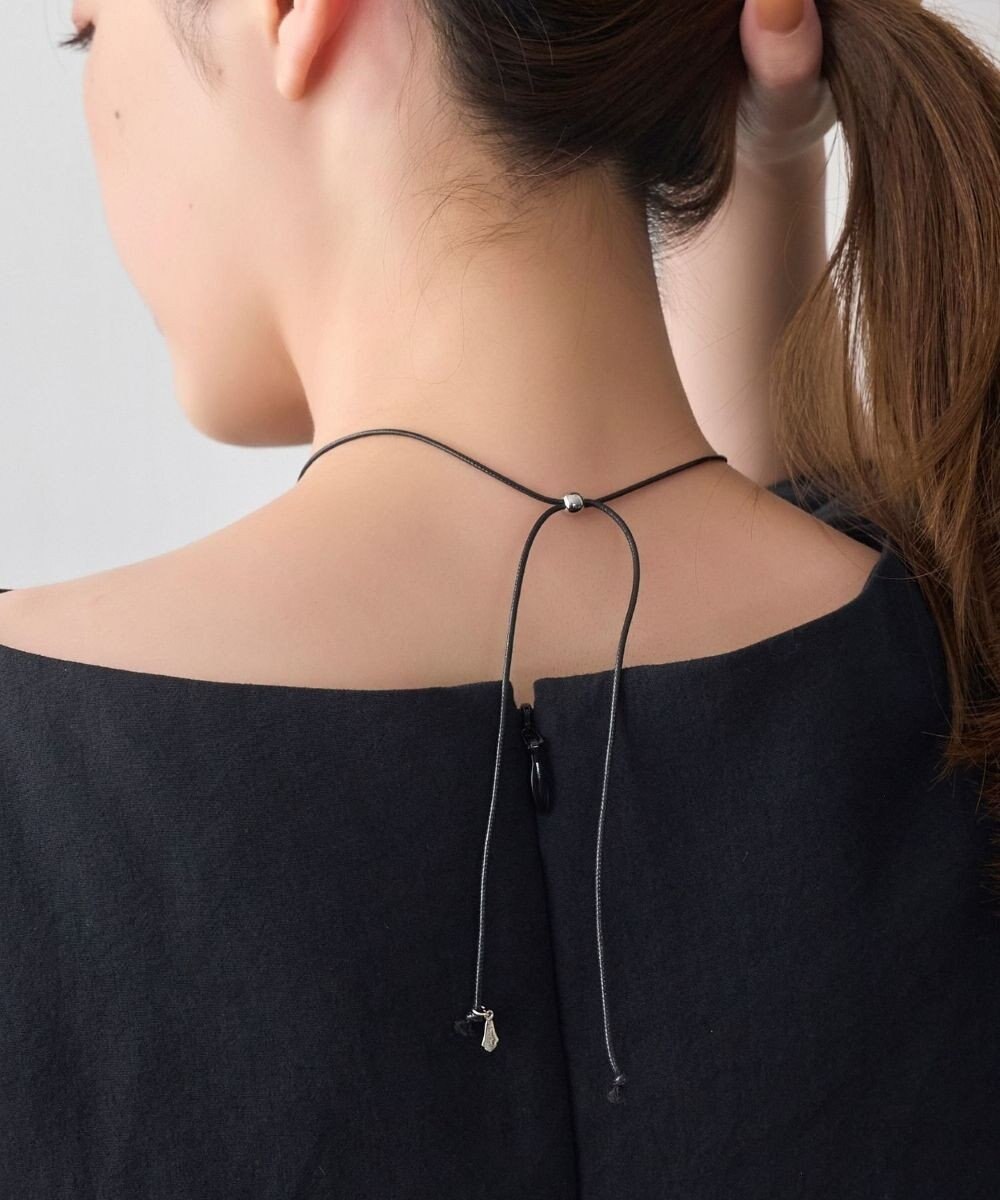 Phoebe 【限定セット】アーバンクロストップコードネックレス×ワンタッチワイドフープミニピアス 