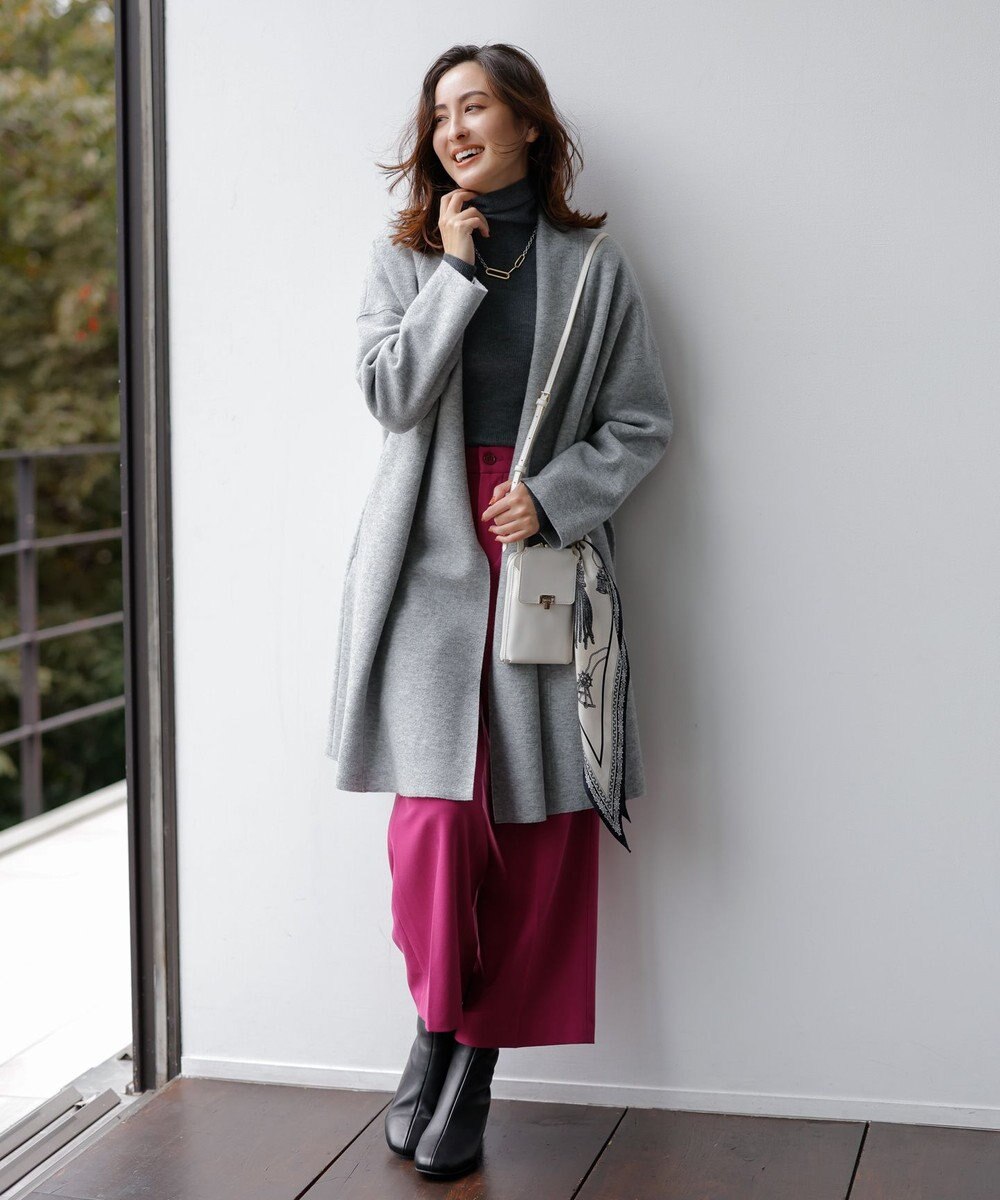 ANY 【ウエストゴム/ストレッチ/裏起毛】シークレットウォーム　ワイド 