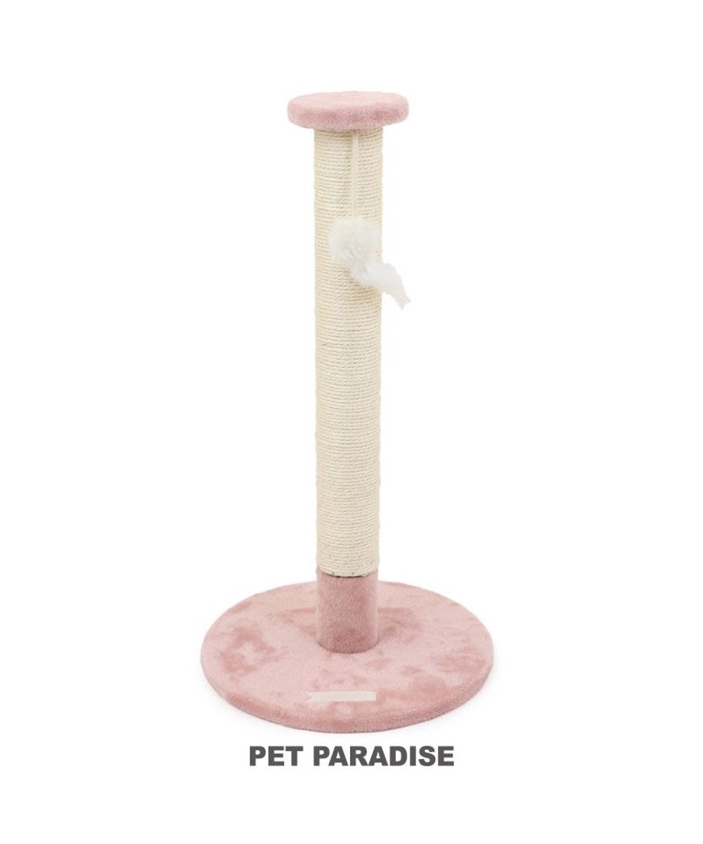 PET PARADISE 猫 つめとぎ タワー 66cm ピンク（淡）