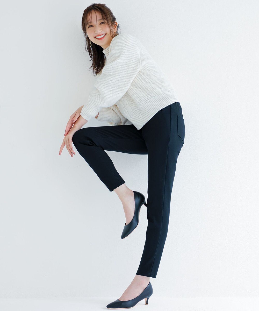 ANY SIS 【WEB・一部店舗限定】ビットスエードライク パンプス 