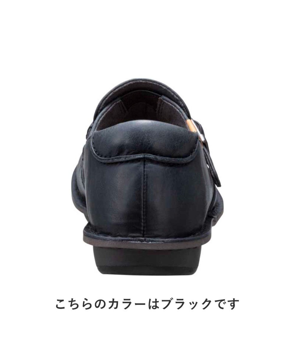REGAL FOOT COMMUNITY 【レッドウッドリバー レディース】R03A ベルト付スリッポン フラットシューズ 