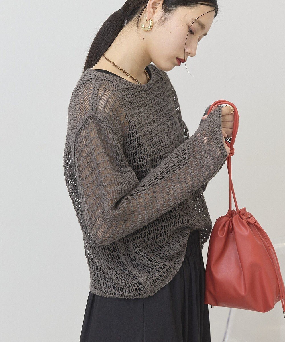 AMERICAN HOLIC 刺繍メッシュプルオーバー 