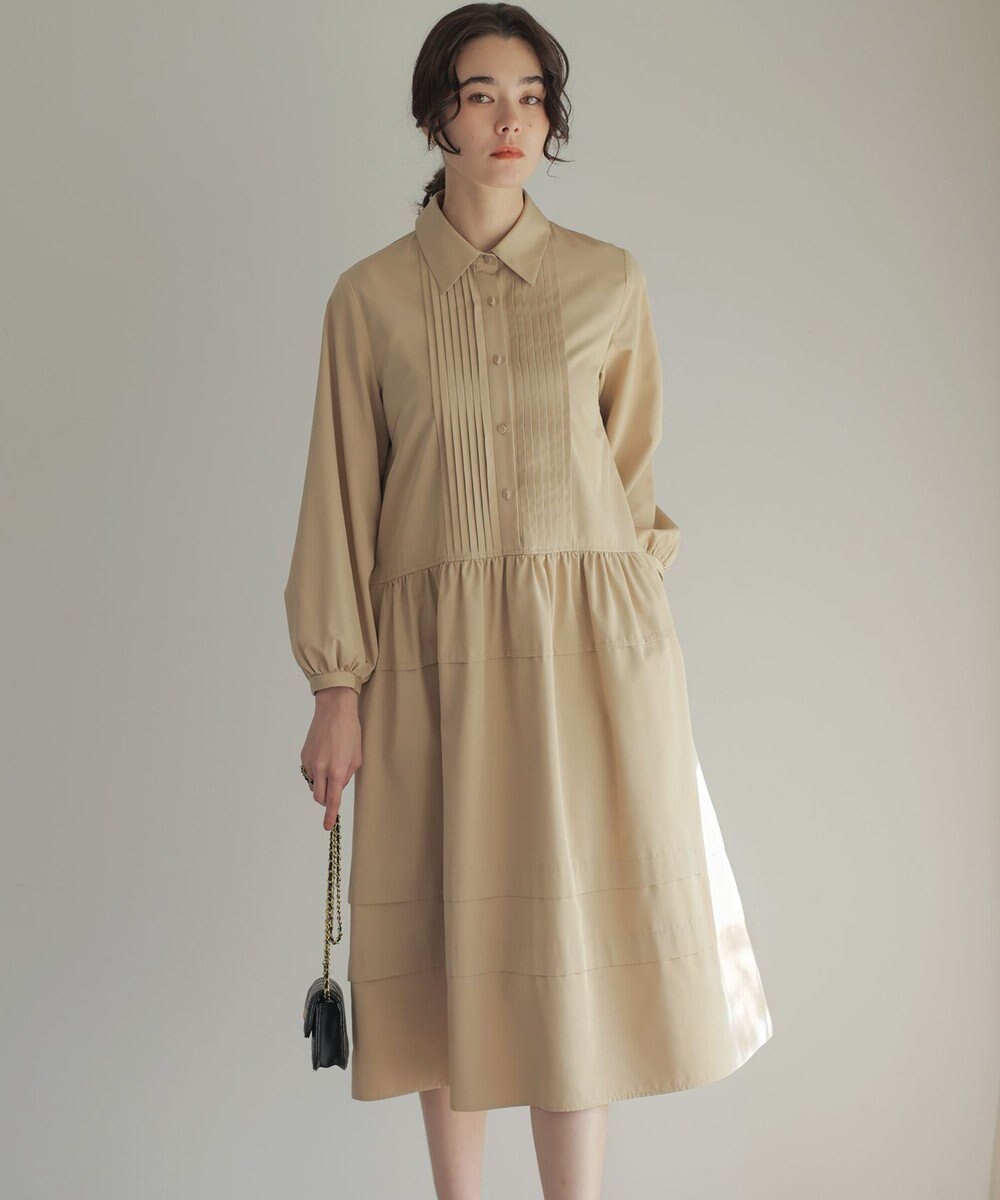 組曲 ソフトクロスピンタック ワンピース 