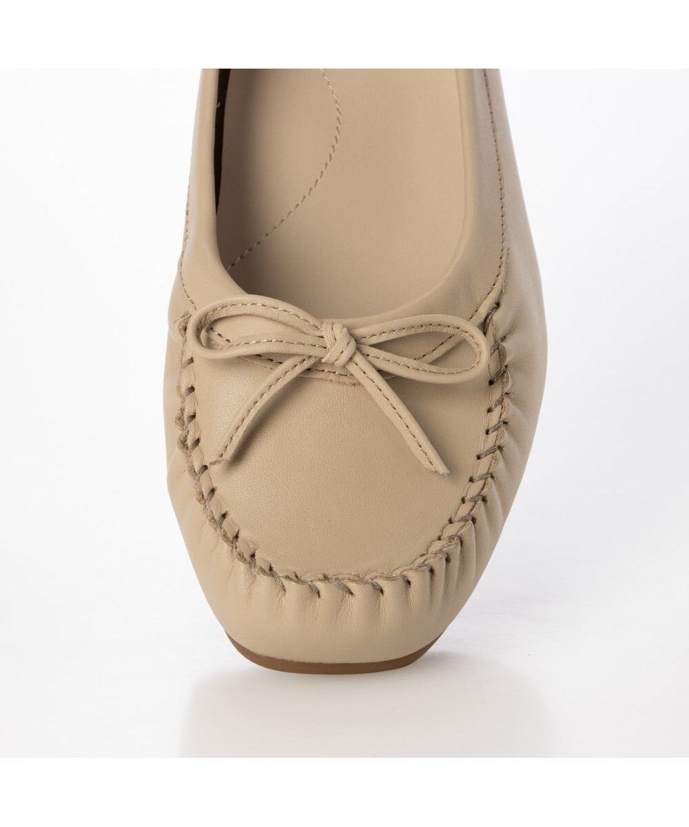 ing <ing>リボンモカシンシューズ 