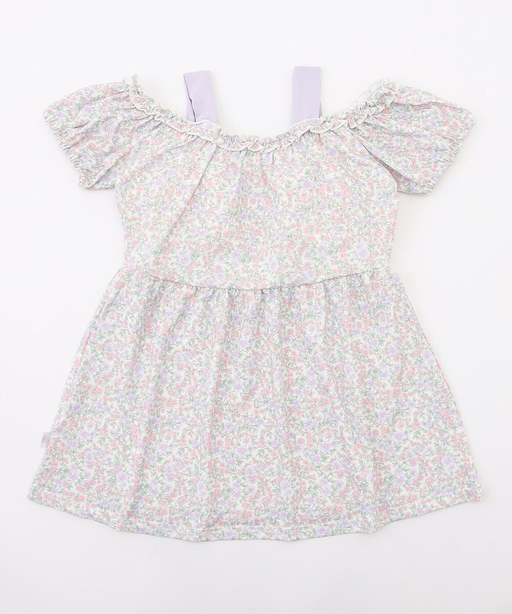 組曲 KIDS 【SS-Lサイズ】 ボタニカルフラワースイムウェア(セパレート) 