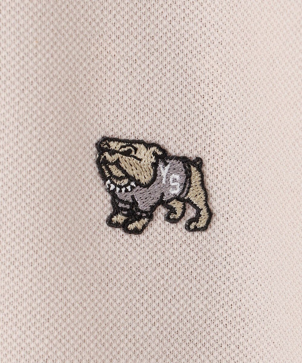 J.PRESS YORK STREET 【UNISEX】ブルドックワンポイント ポロシャツ 