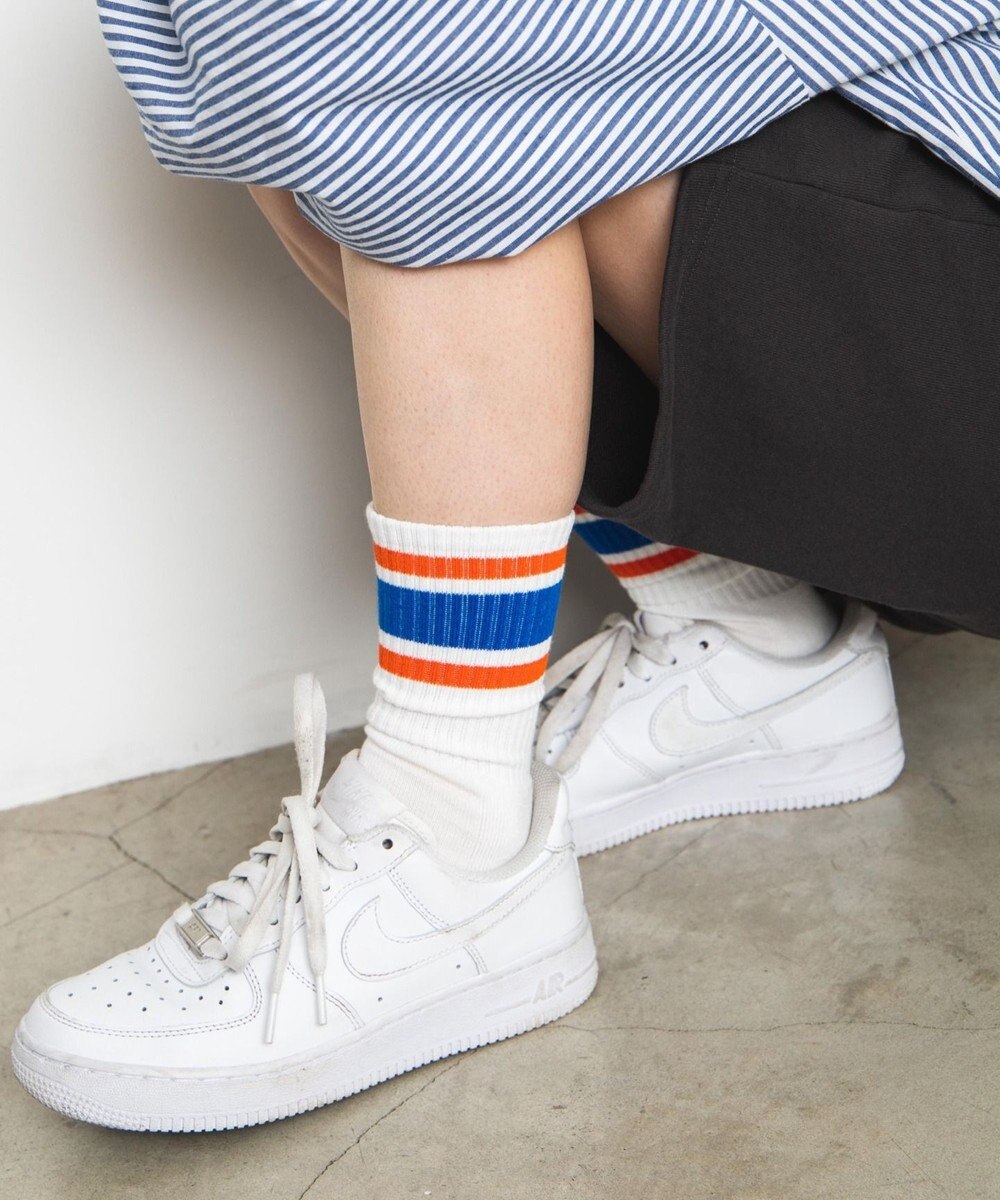 WEGO 底パイルラインソックス 