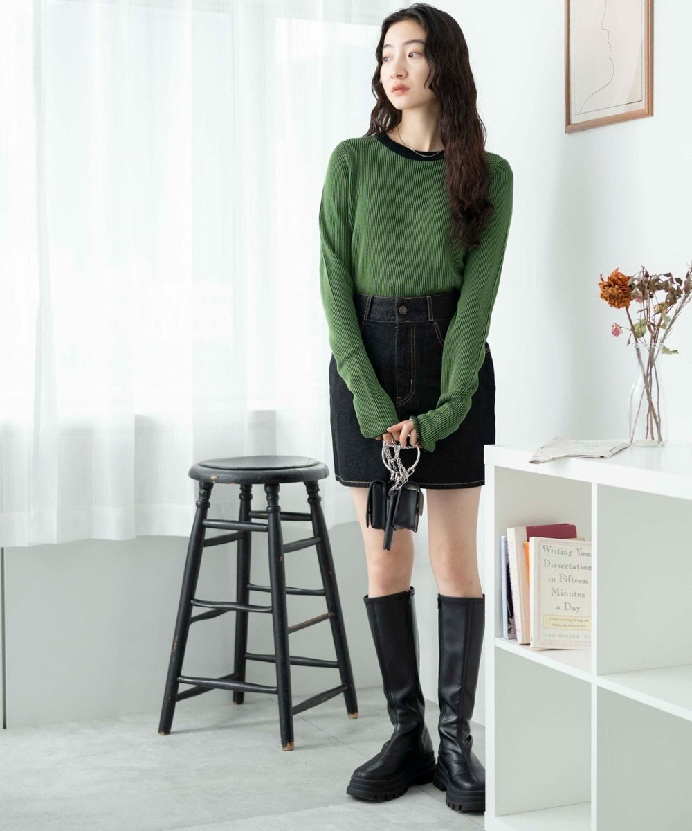 WEGO リバーシブルニットトップス 