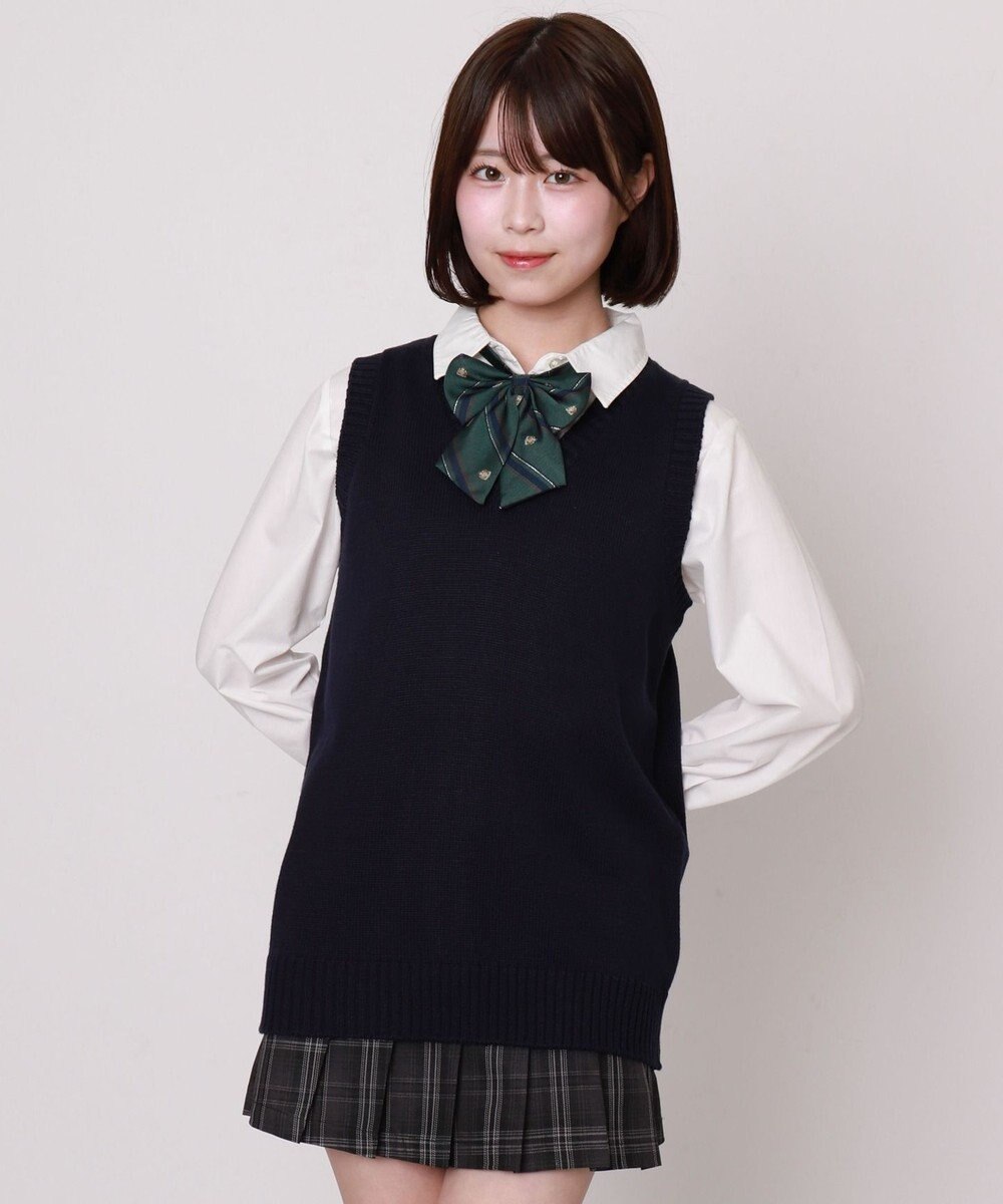 WEGO 【SCHOOLITEM】ベーシックニットベスト 