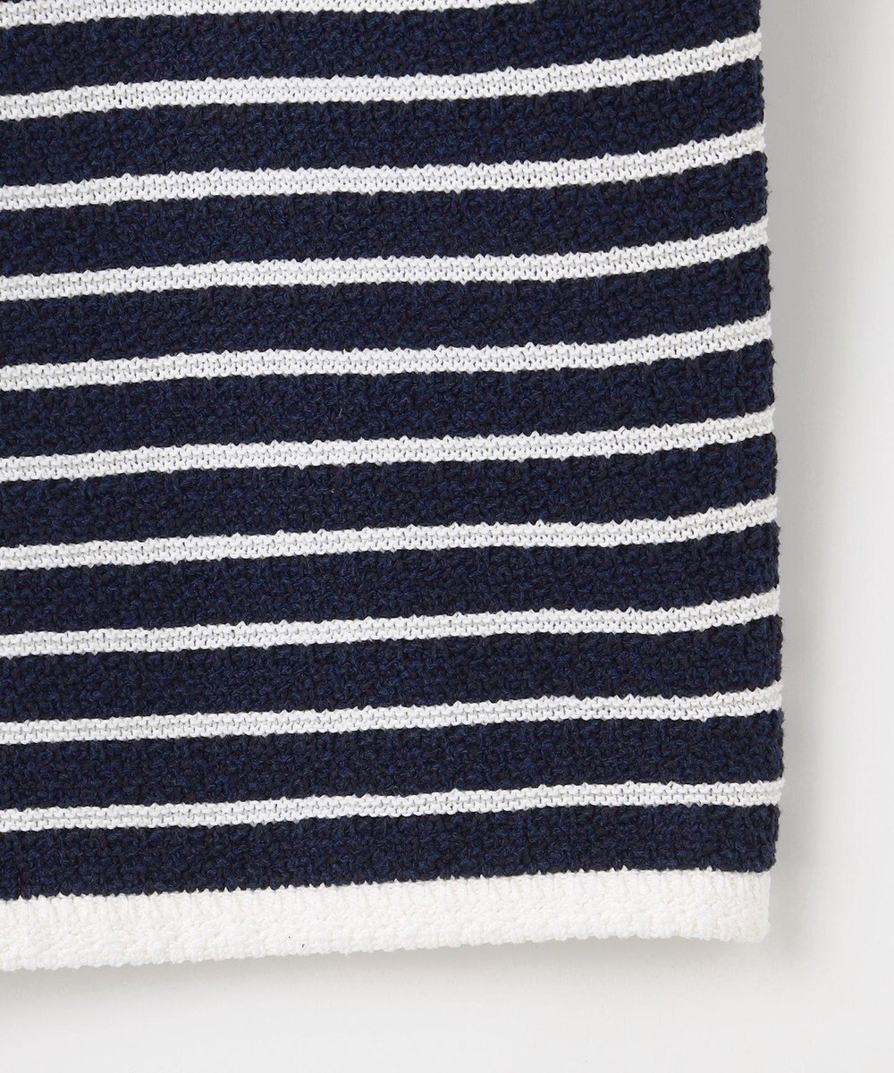 23区 【Oggi3月号掲載/洗える】ブークレコットン ニットジャケット 