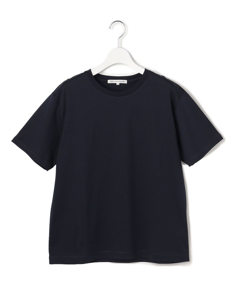23区 シルキータッチ ベーシック Tシャツ 