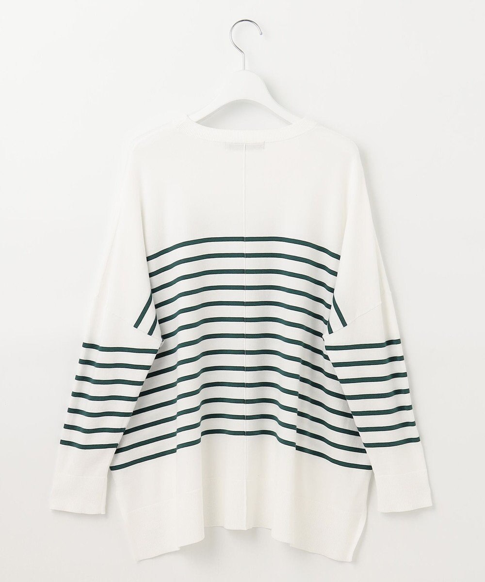 UNFILO 【抗菌防臭】スタイルアップニット　クルーネック 