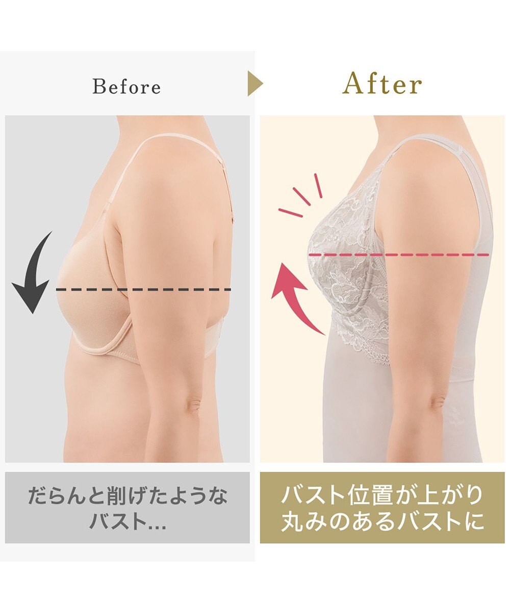 BRADELIS New York 【BRADELIS NewYork peace】ハートフルカップカシュクールブラキャミソール24 ノンワイヤー ブラトップ DB524104 