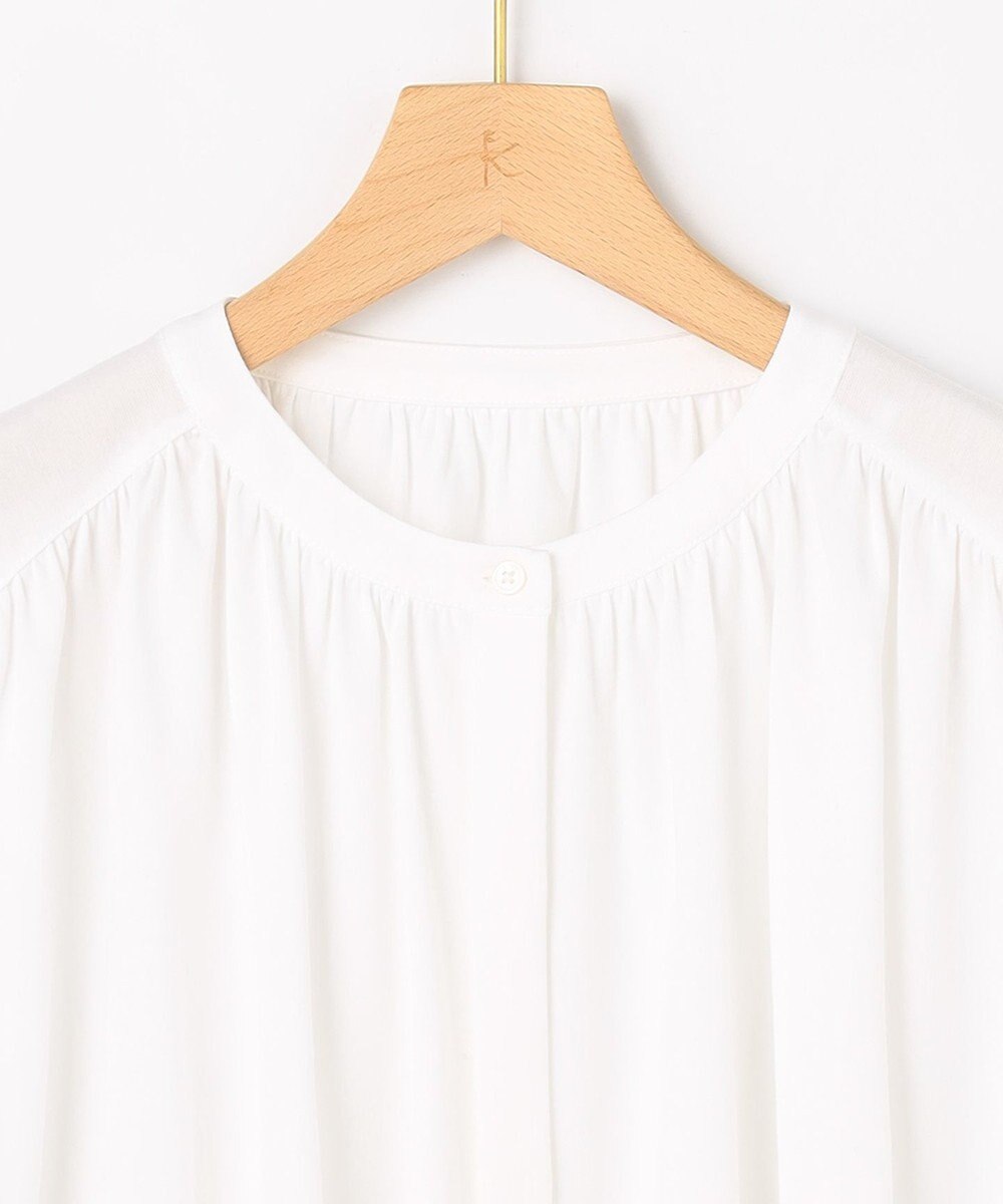 組曲 【先行予約・WEB限定】トリコットジャージー ギャザー カットソー 