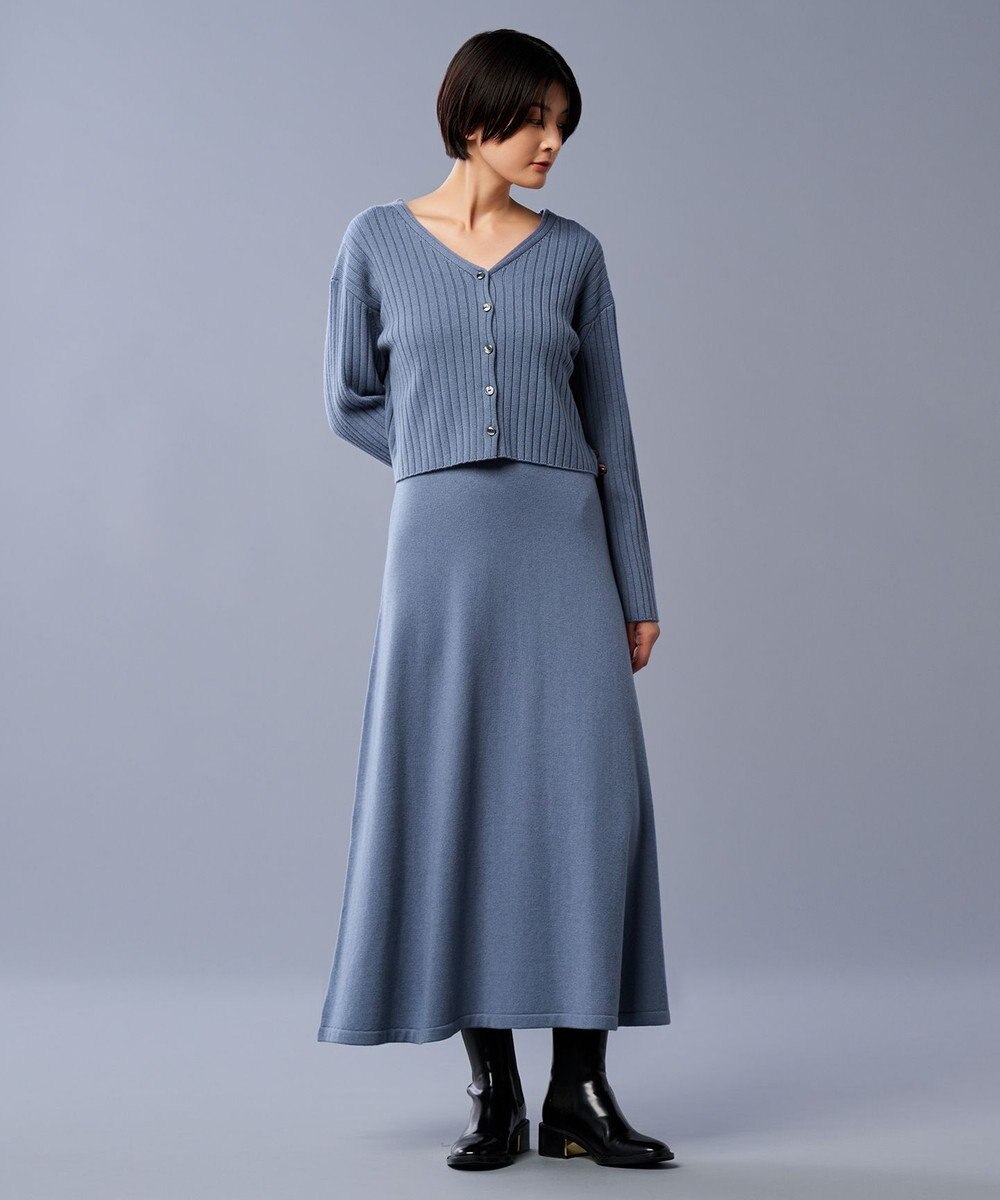 uncrave 【手洗い可】ウール ナイロン ニット ワンピース（uncrave STANDARD） 