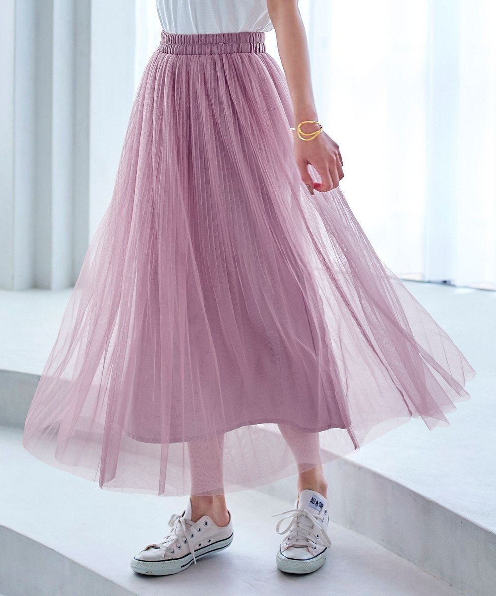 Tiaclasse 【洗える】チュールスカート ピンク L 女性服・レディース・ウィメンズ・婦人服・女性ファッション (Tiaclasseu003eスカート) スカート ティアクラッセ/てぃあくらっせ【通販】【オンワード】