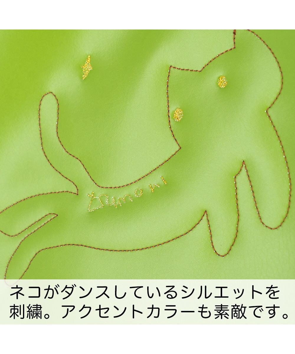 tsumori chisato CARRY キラネコエコレザー ハンドバッグ 