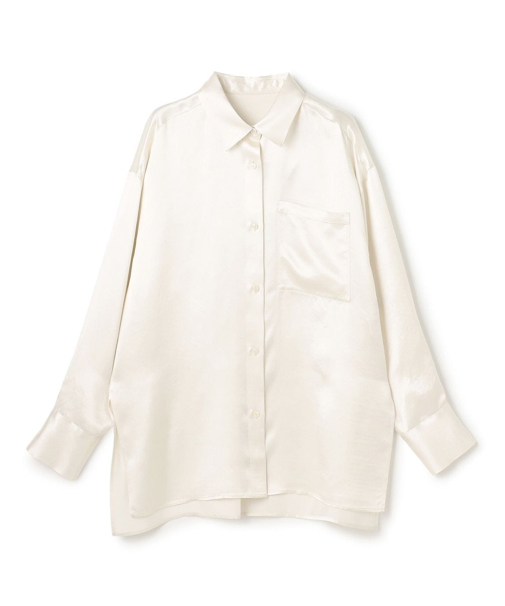uncrave アセテートヴィンテージサテン ミドルシャツ 