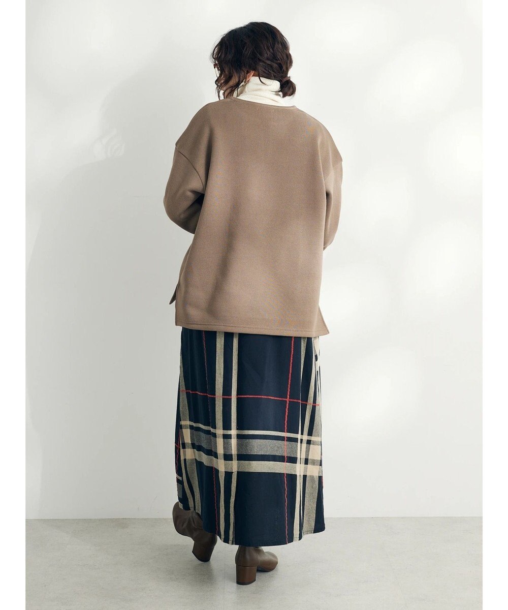 CRAFT STANDARD BOUTIQUE ニットフリースキーネックプルオーバー 