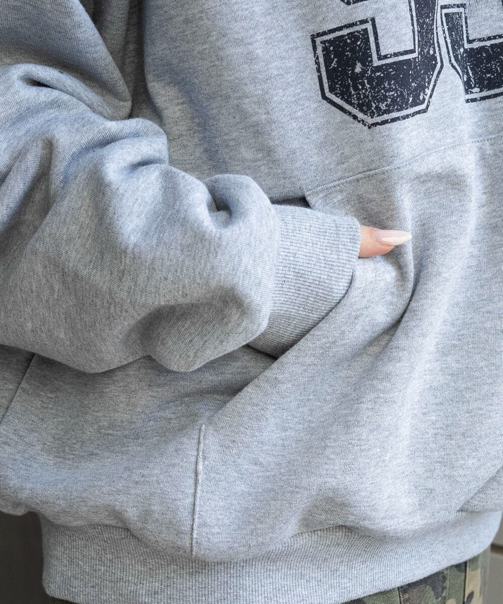 WEGO グラフィックプルパーカー 