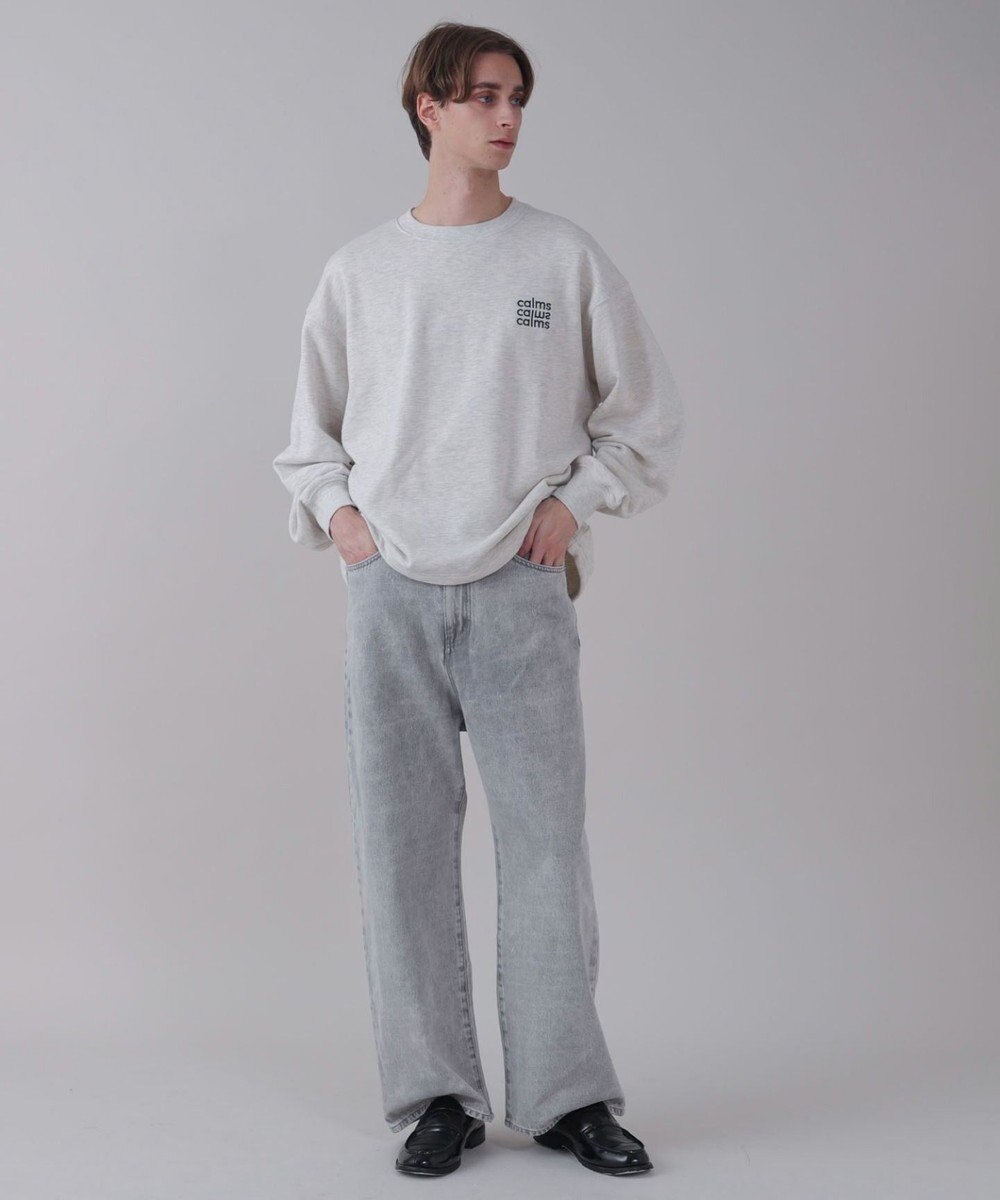 WEGO 【ユニセックス着用ITEM】ショートドロストワンポイント刺繍プルオーバー 