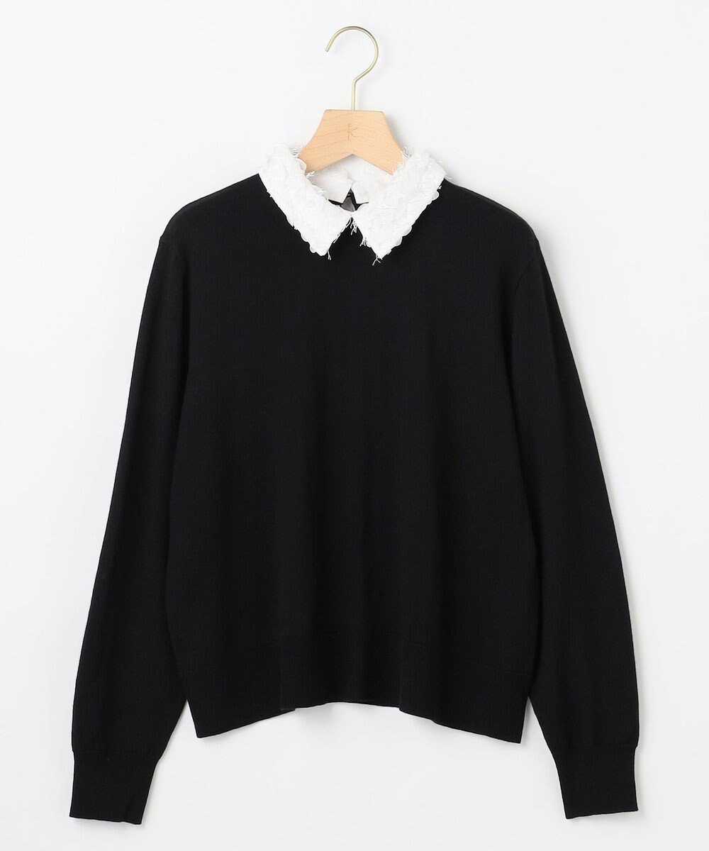 組曲 S 襟付きニットアップ 