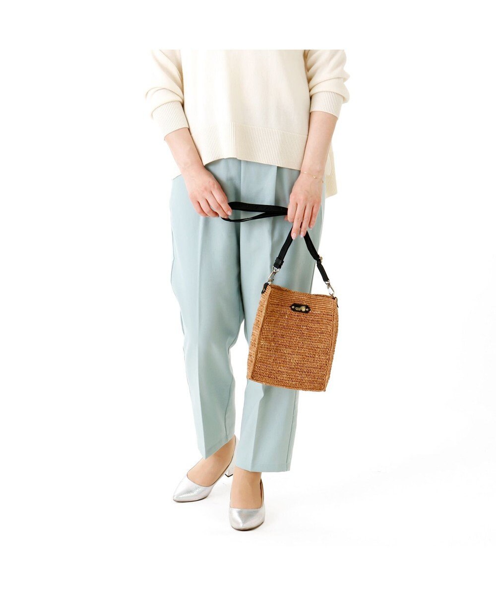 IBIZA ラフィア　ショルダーバッグ 