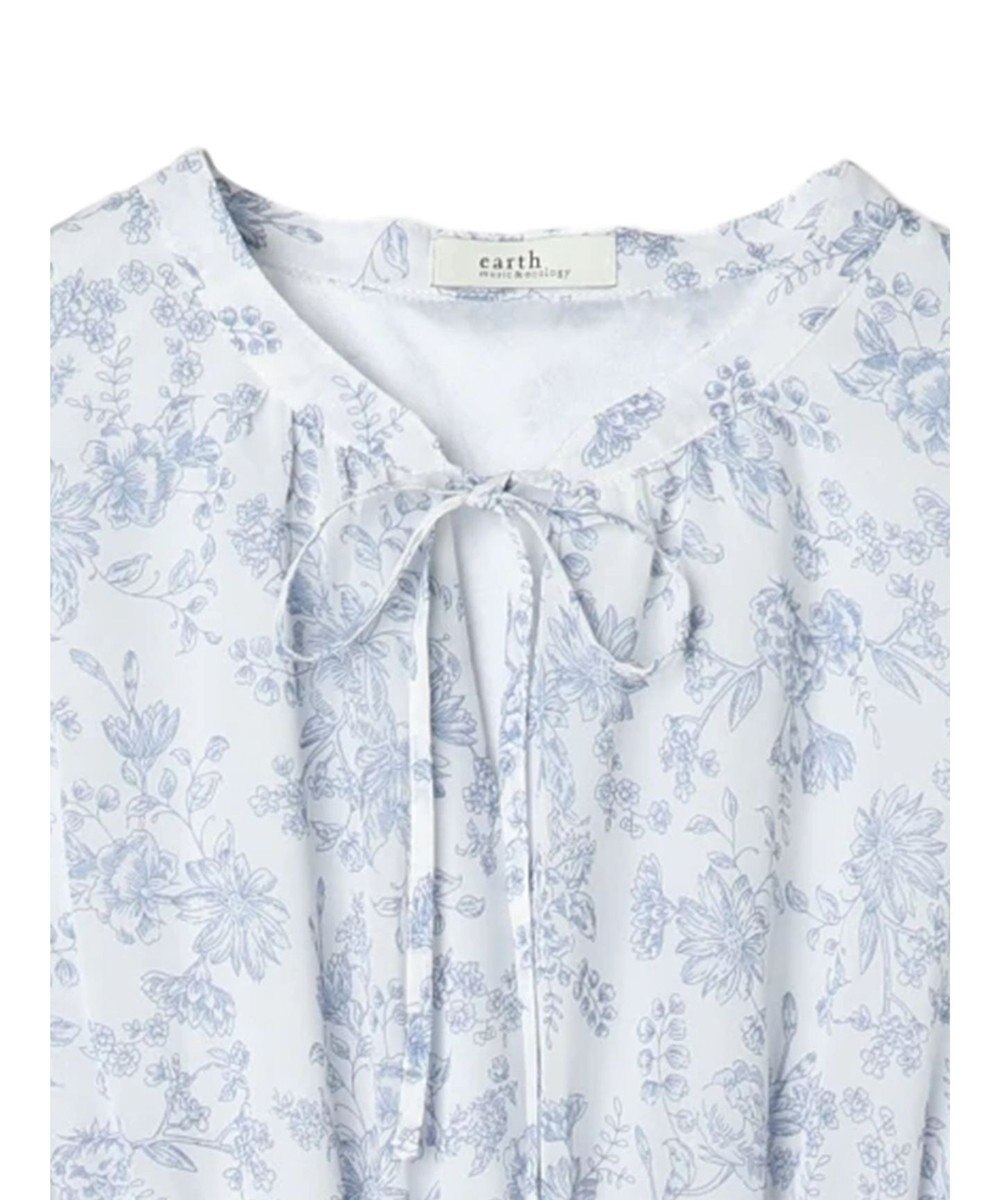 earth music&ecology ノースリ花柄ワンピース 