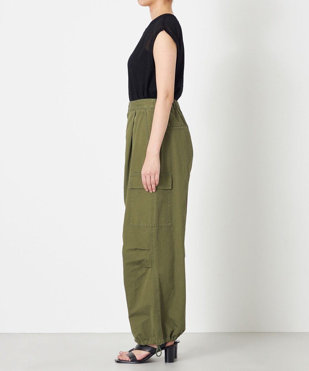 NAVE 【ReNave・セットアップ可/洗える】コットンリネンカルゼ  カーゴパンツ 