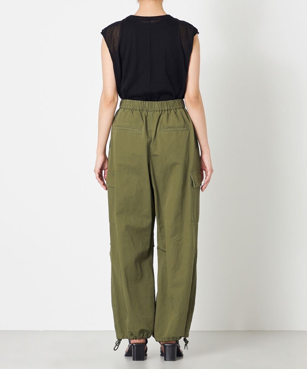 NAVE 【ReNave・セットアップ可/洗える】コットンリネンカルゼ  カーゴパンツ 