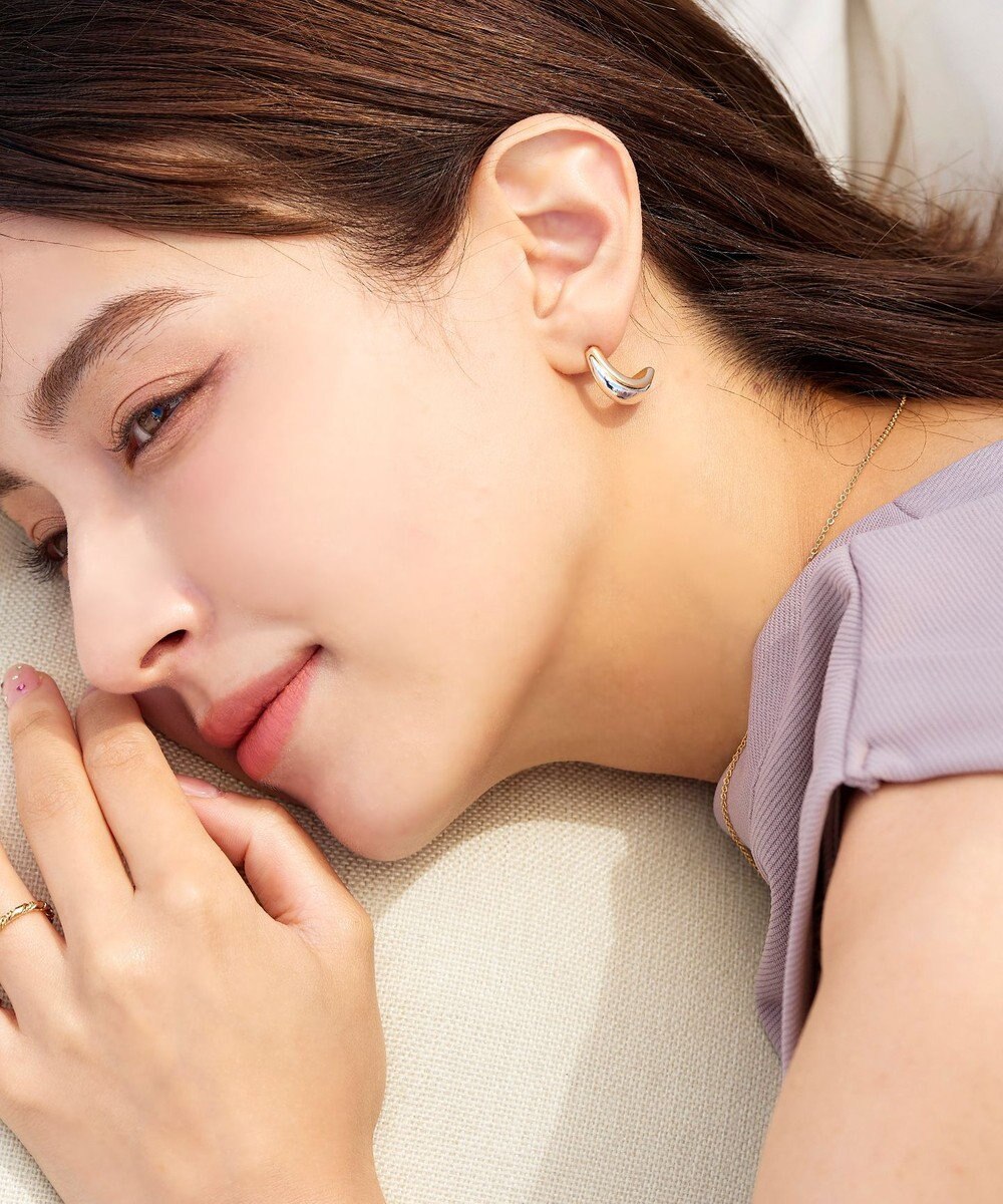 Tiaclasse メタルコンビラインピアス 