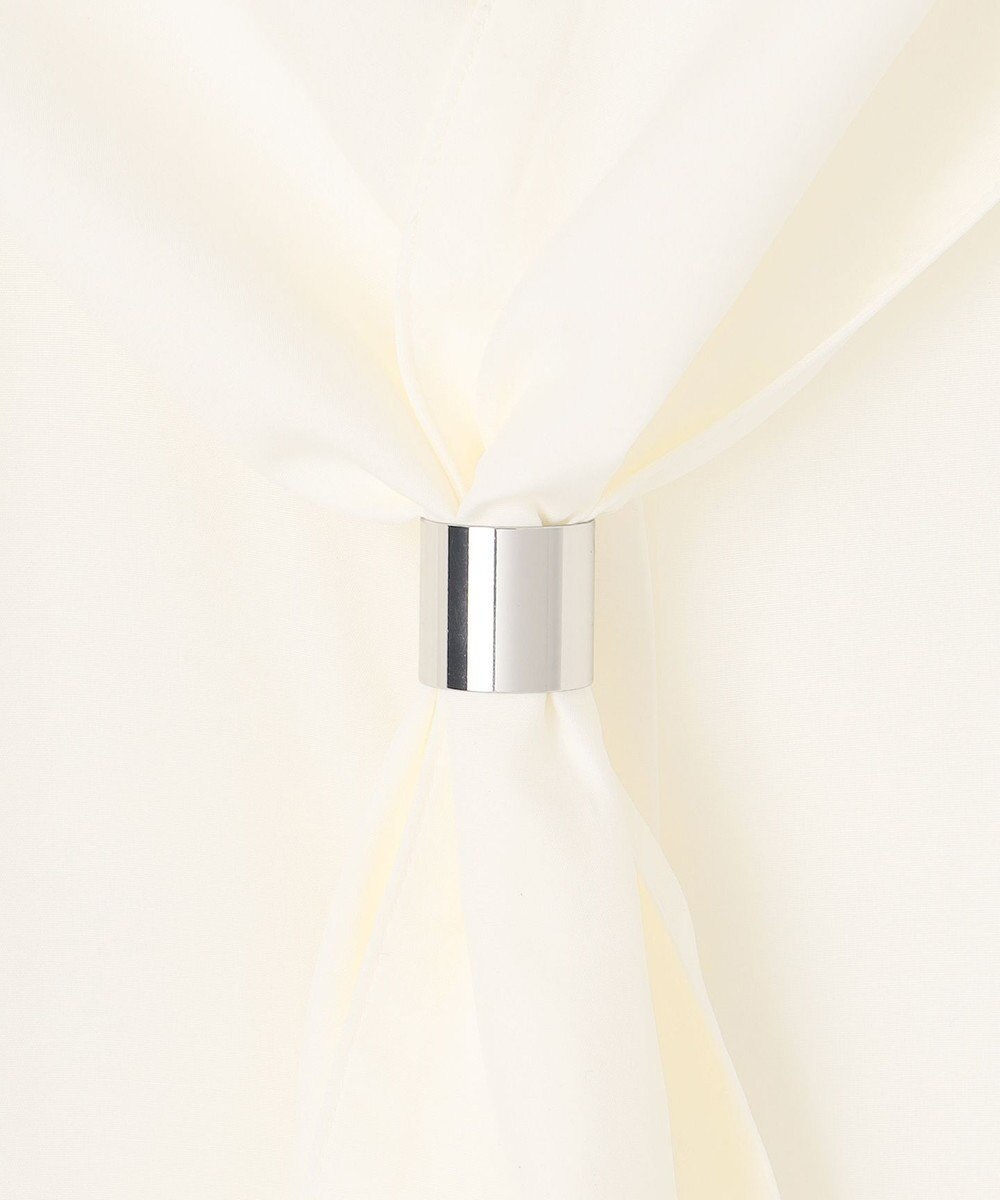 ICB L 【接触冷感・UVケア・洗える】 レーヨンコンパクトローン ボウタイシャツ 