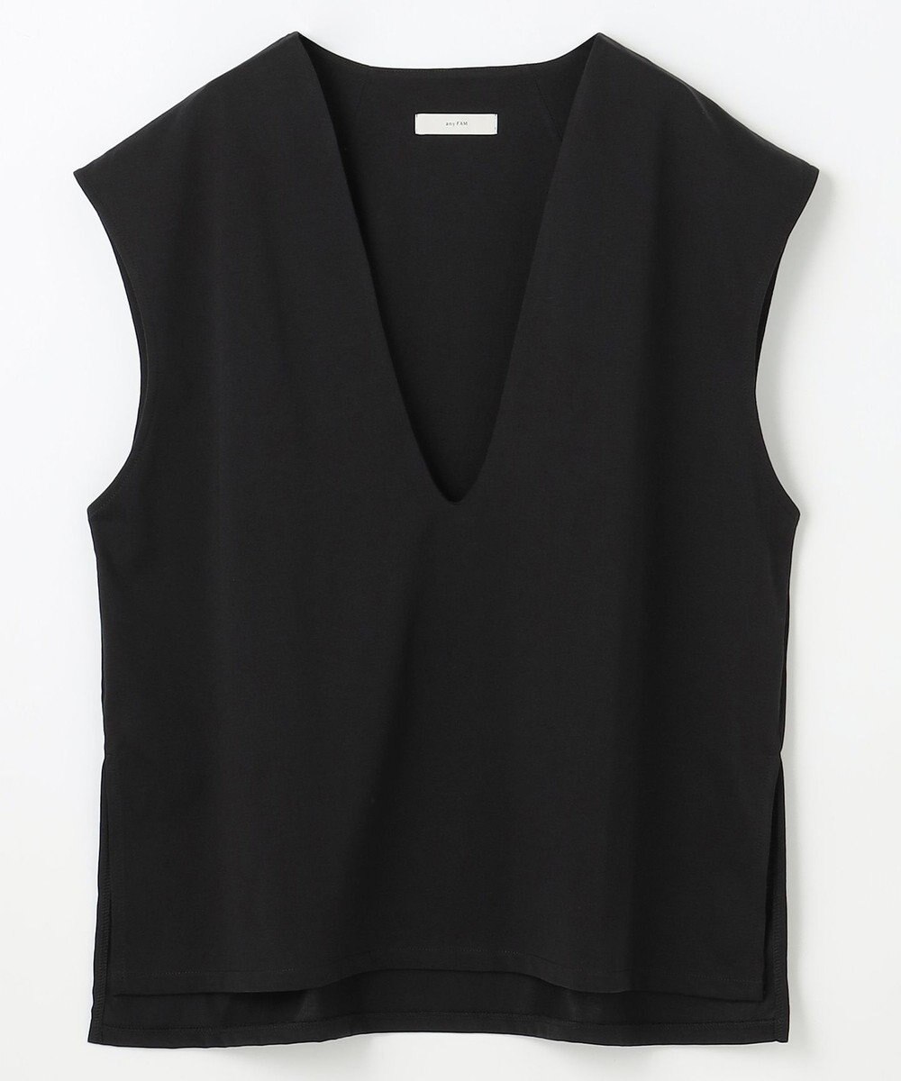 ANY L 【洗濯機可/接触冷感/UVカット】Ｖネックチュニック 