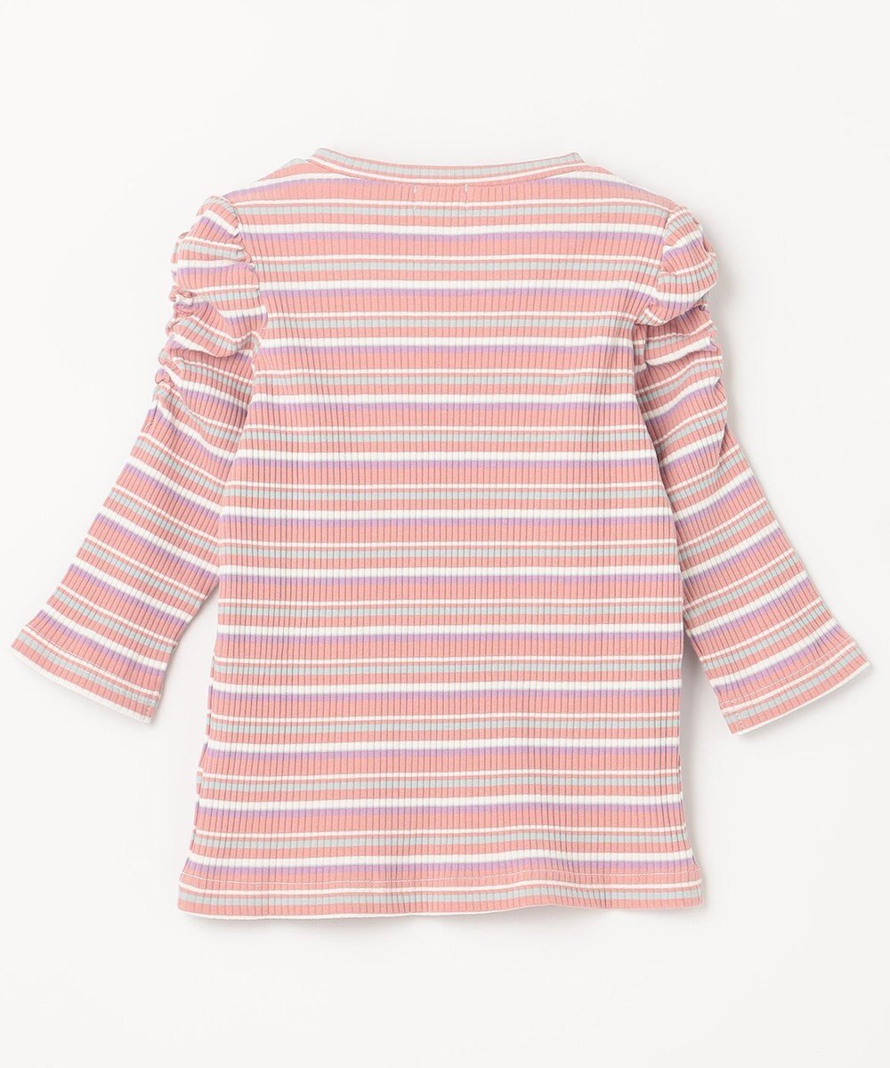 ANY KIDS 七分袖 テレコボーダー Tシャツ 