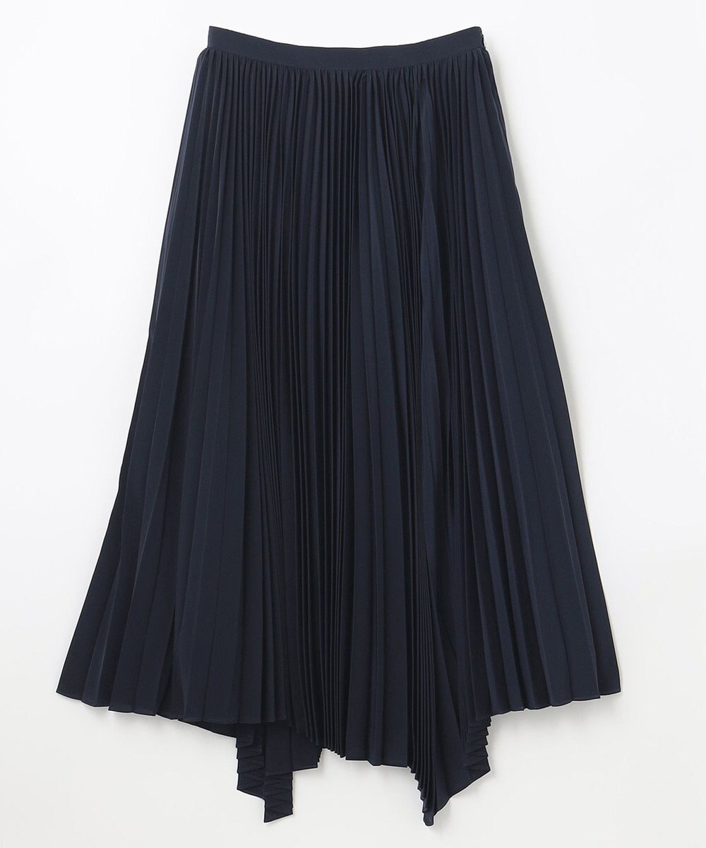 NAVE 【Nave　洗える】プリーツサテン スカート 