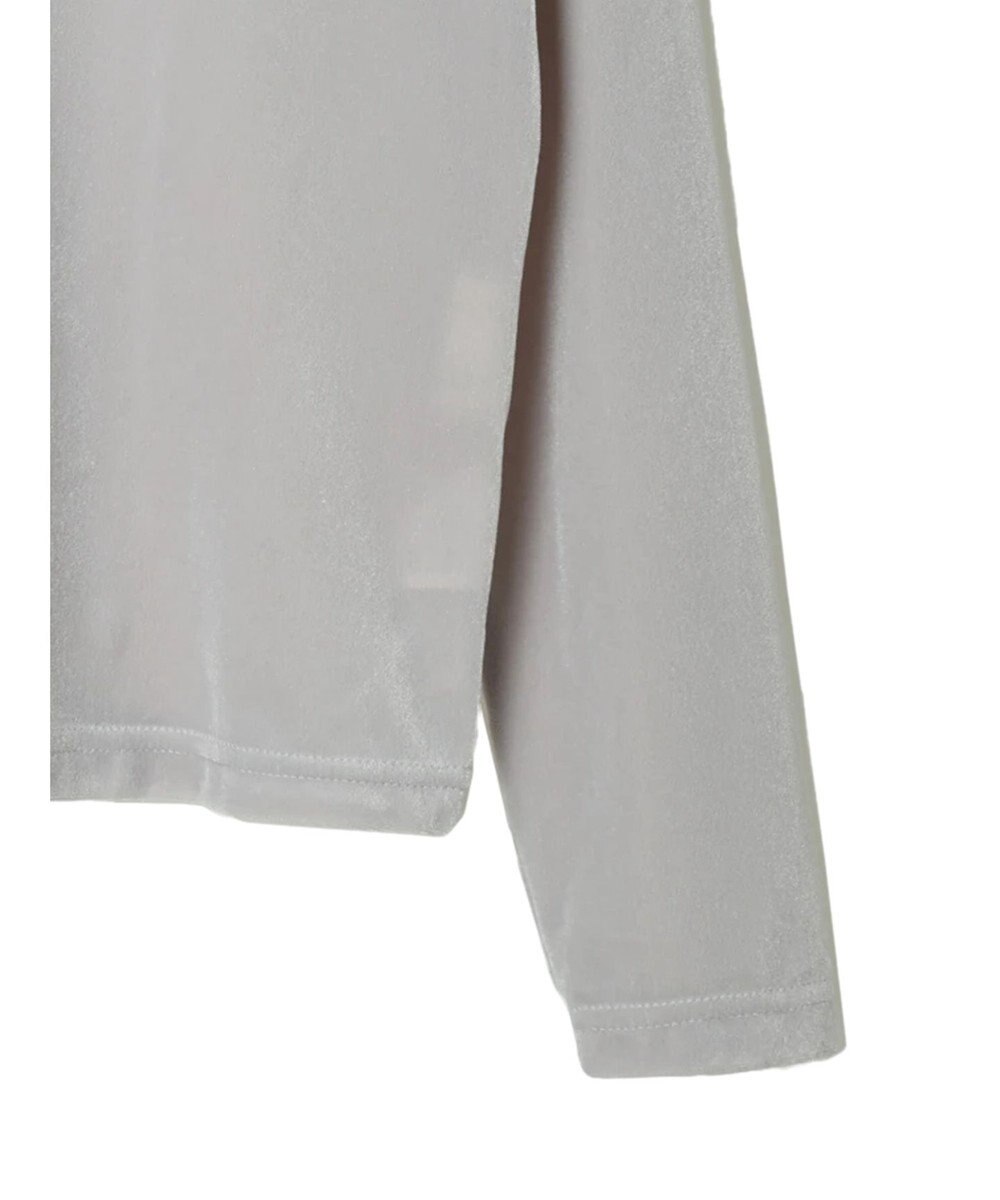 Green Parks クルーネックシアーベロアプルオーバー 