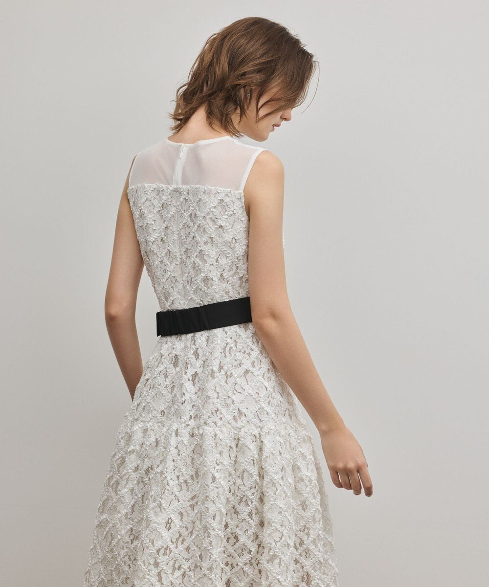 GRACE CONTINENTAL コード刺繍ワンピース 