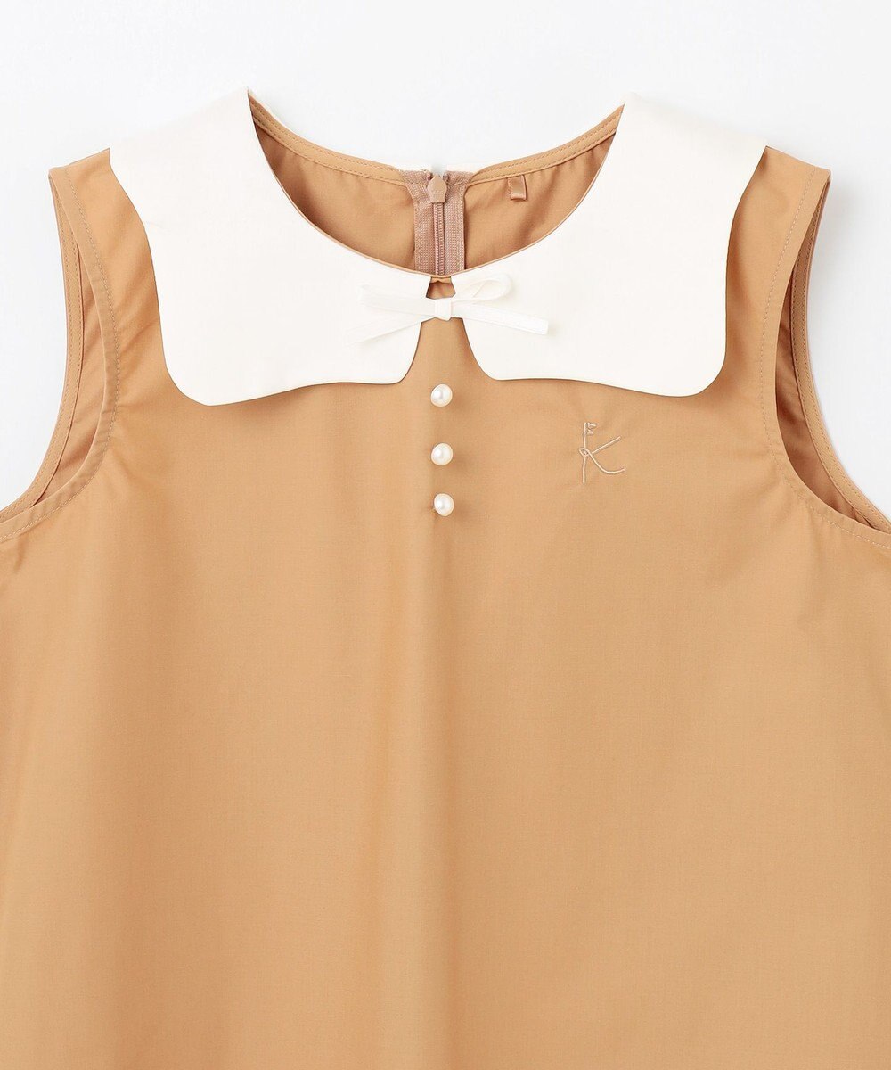 組曲 KIDS 【150-160㎝】カーブカラー ワンピース 