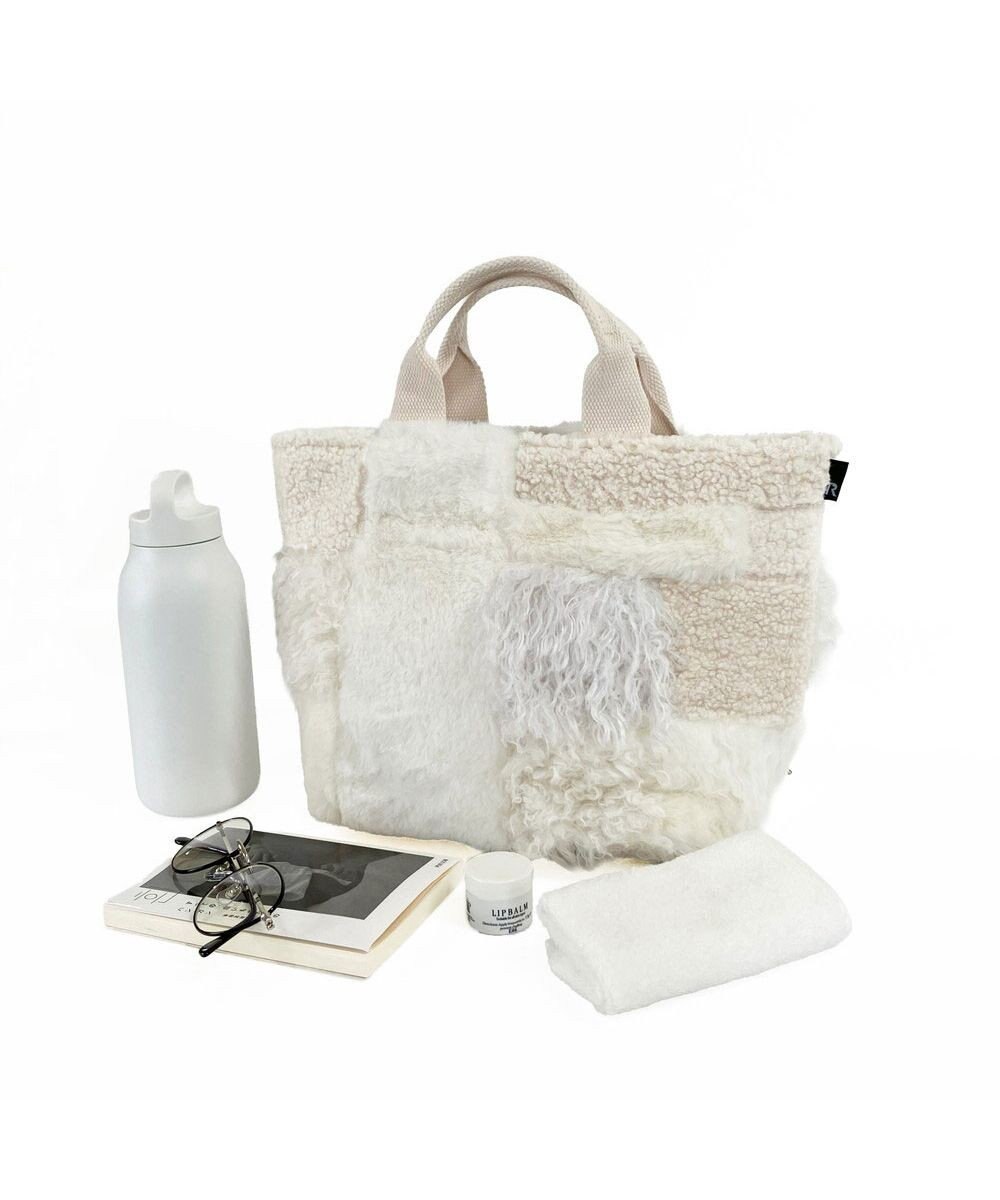 ROOTOTE 3652【フェイクファーのパッチワーク】SC.デリ.ツグツグ-A 