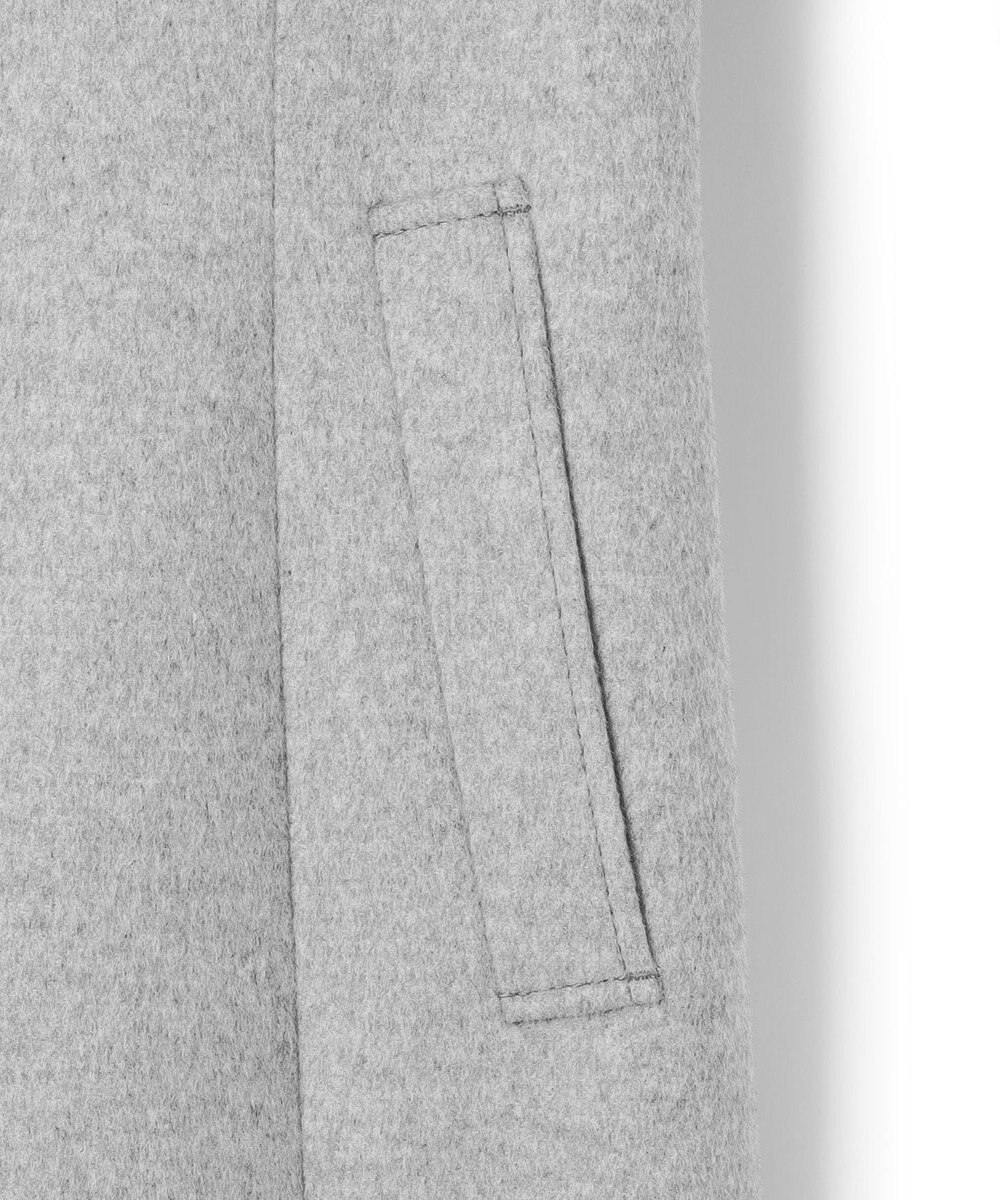 23区 S ウールカシミヤビーバー スタンドカラー コート 